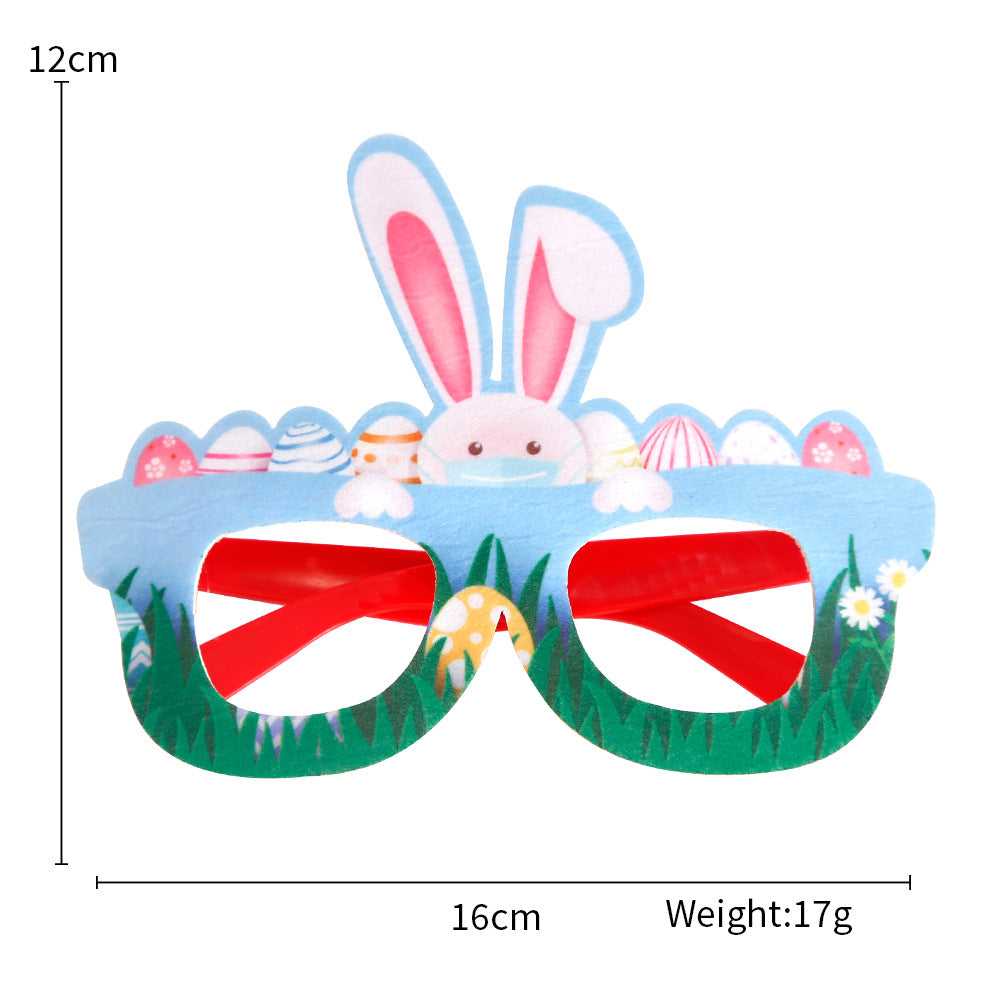 Wholesale Easter Glasses Children Adult Holiday Party Decoration Supplies Rabbit Egg Glasses Frame
